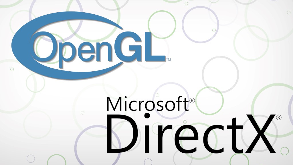 معرفی کتابخانه‌های برنامه‌نویسی گرافیکی OpenGL و DirectX